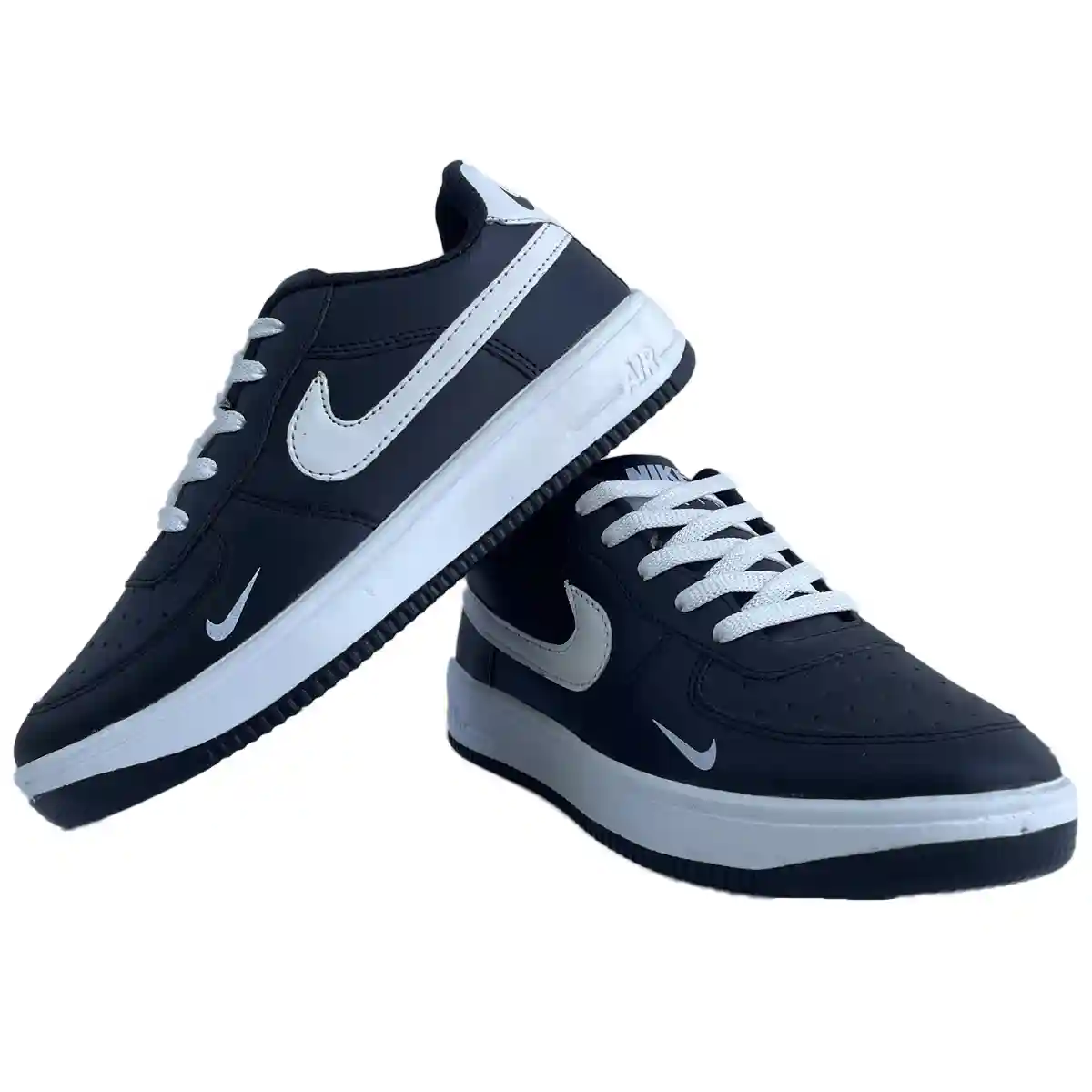کفش اسپرت  زنانه و مردانه نایک ایر nike air مشکی سفید کد 186